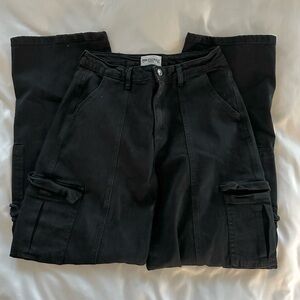 Princess Polly Black Cargo Pants